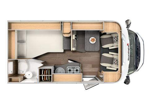 Autocaravana Perfilada SUNLIGHT T58 de Ocasión