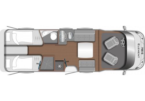 Autocaravana Perfilada LMC Element T 758 G de Ocasión