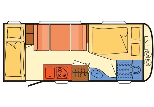 Caravana DETHLEFFS C-Trend 505 FSK modelo 2016 de Ocasión