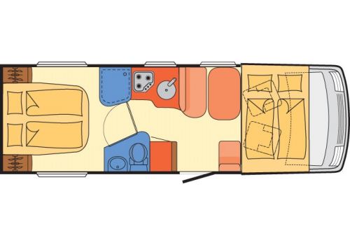 Autocaravana Integral DETHLEFFS Advantage I-7051 de Ocasión