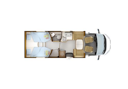Autocaravana Perfilada RAPIDO 666F Modelo 2020 Nueva en Venta