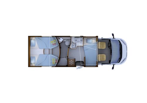 Autocaravana Perfilada RAPIDO 666F Modelo 2020 Nueva en Venta