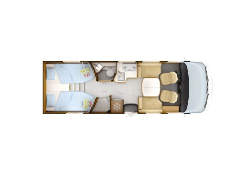 Autocaravana Integral RAPIDO 8066 DF modelo 2020 de Ocasión