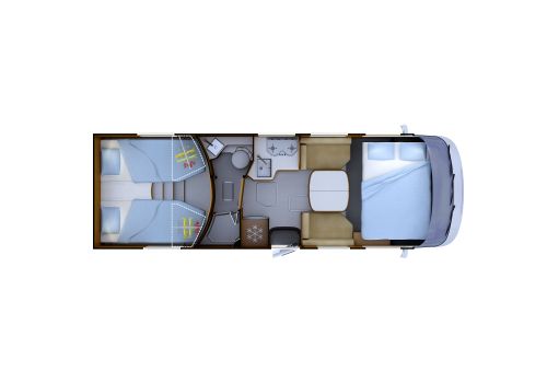 Autocaravana Integral RAPIDO 8066 DF modelo 2020 de Ocasión