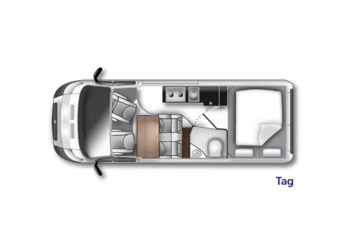 Furgoneta Cámper WESTFALIA Columbus 601D de Ocasión