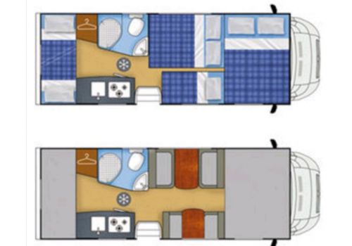 Autocaravana Capuchina ELNAGH Baron 47 D de Ocasión