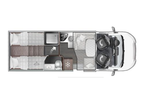 Autocaravana Perfilada ROLLER TEAM Kronos Advance 284 TL de Ocasión