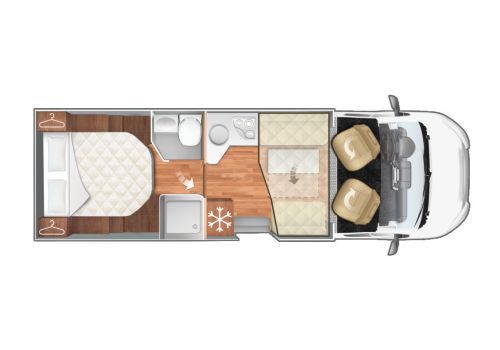 Autocaravana Perfilada ROLLER TEAM Kronos 267 TL de Ocasión