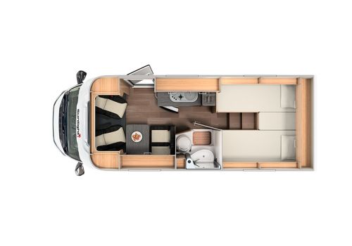 Autocaravana Perfilada SUNLIGHT V66 de Ocasión