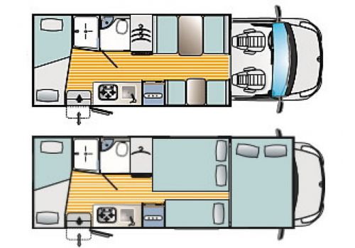 Autocaravana Capuchina RIMOR Kayak 9 de Ocasión