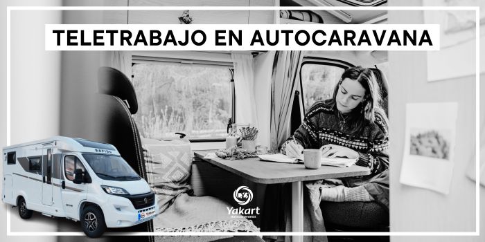 Imagen teletrabajo en autocaravana