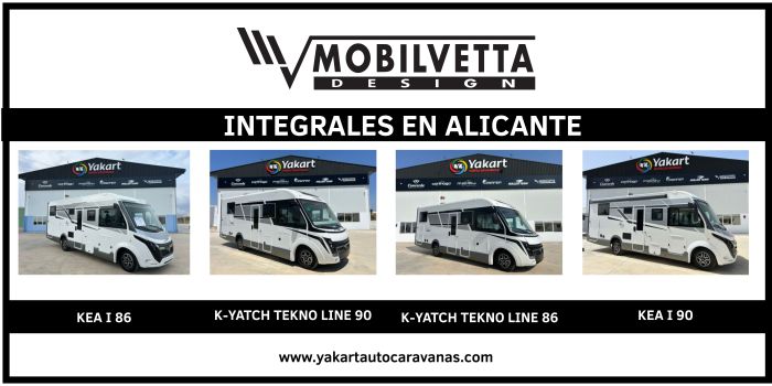 Autocaravanas integrales Mobilvetta disponibles en Alicante