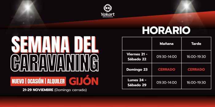 Horario Semana Caravaning Yakart Gijón