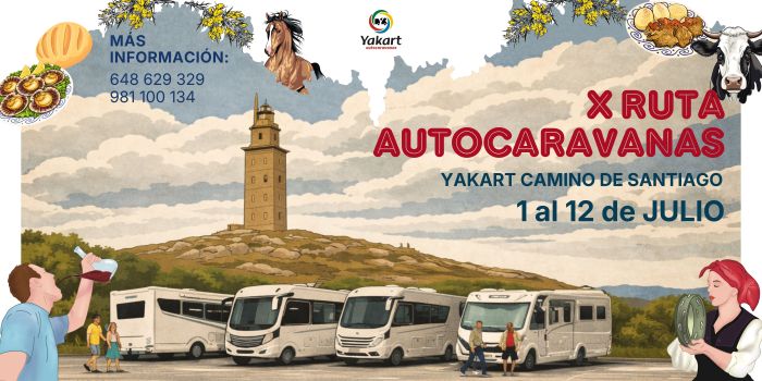 X Ruta de Autocaravanas Yakart Camino de Santiago